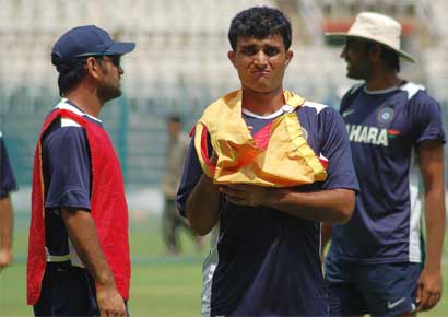 MS Dhoni and Sourav Ganguly