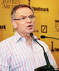 British author Jeffery Archer British author Jeffery Archer