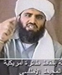 A man identified as Suleiman Abu Ghaith is seen in this still from a video address.