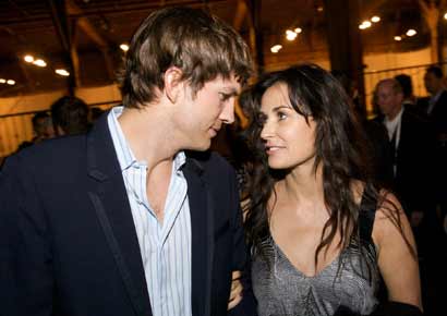 Ashton Kutcher and Demi Moore in happier times.