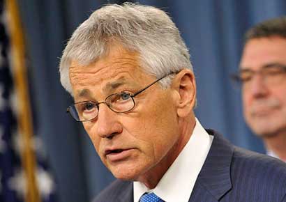 US Defence Secretary Chuck Hagel. US Defence Secretary Chuck Hagel.