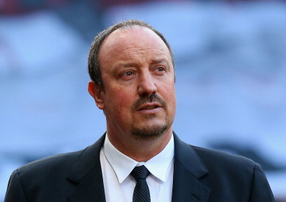 Chelsea Interim Manager Rafael Benitez looks on prior to the FA Cup sponsored by Budweiser Sixth Round match between Manchester United and Chelsea at Old Trafford on March 10, 2013 in Manchester, England.