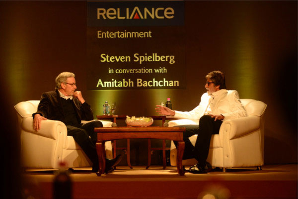A twitpic of the actor and the director. 
