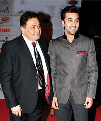 Rishi Kapoor and Ranbir Kapoor Rishi Kapoor and Ranbir Kapoor