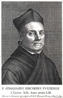 Athanasius Kircher (1601-1680), German Jesuit who made note of 