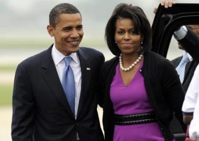 Michelle and Barack Obama