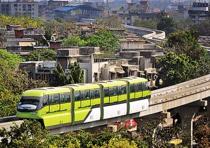 The 8.8-km-long stretch between Wadala and Chembur.