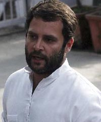 Congress vice-president Rahul Gandhi.