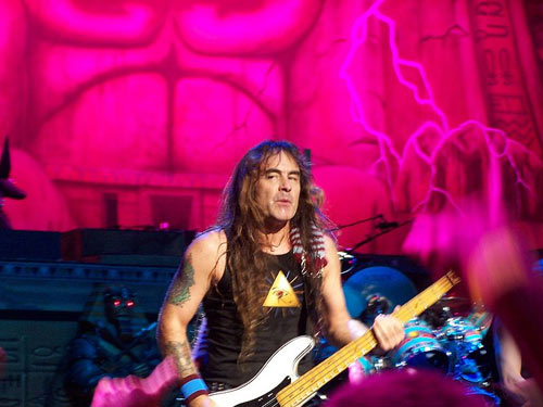 Bassist Steve Harris