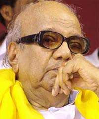 M Karunanidhi.
