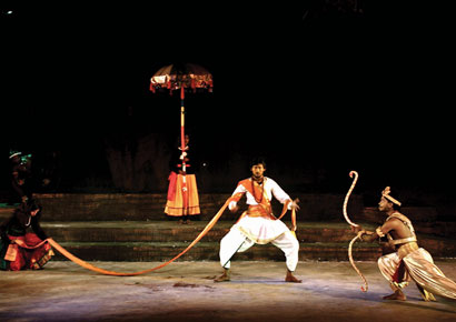 A scene from the play Matte Eklavya