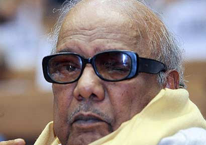 DMK president M Karunanidhi 