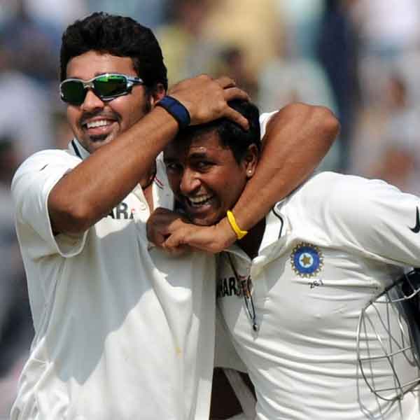 Murli Vijay with Pragyan Ojha