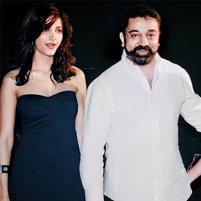 Kamal Haasan with Shruti