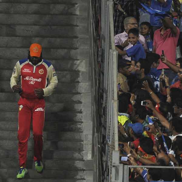 Pix: Fans cheer as RCB clash with Mumbai Indians