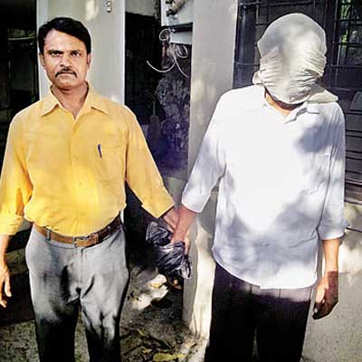 The third accused, Nitin Dyabhai Bhatiya, is being taken into custody on Sunday.