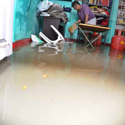 Here's a look at the large-scale damage that was wrought by the rains that lashed the city on Wednesday and Thursday night.