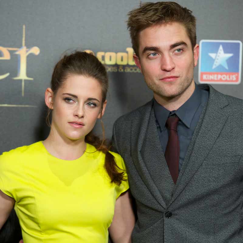 Kristen Stewart  with Robert Pattinson in happier times