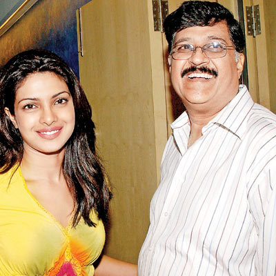 Priyanka Chopra with her dad