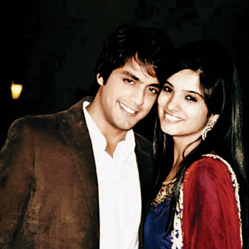 Gaurav Bajaj and with his lady love Sakshi Shhorwani