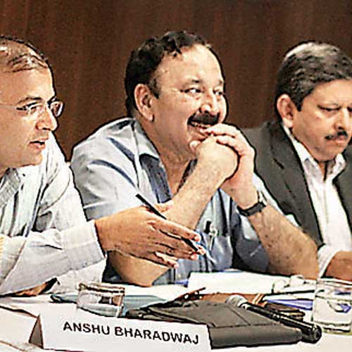Parliamentarians at the Climate Parliament meet in Bangalore on Saturday.