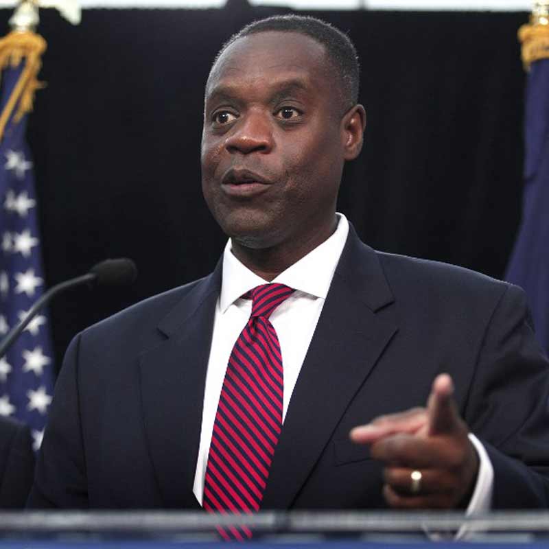 Detroit emergency manager Kevin Orr addresses Detroit's bankruptcy filing at a news conference in Detroit, Michigan. 