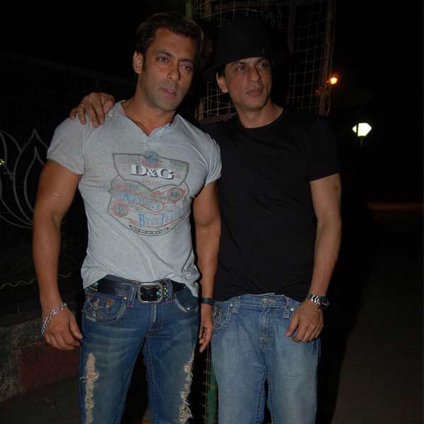 Shah Rukh with Salman Khan