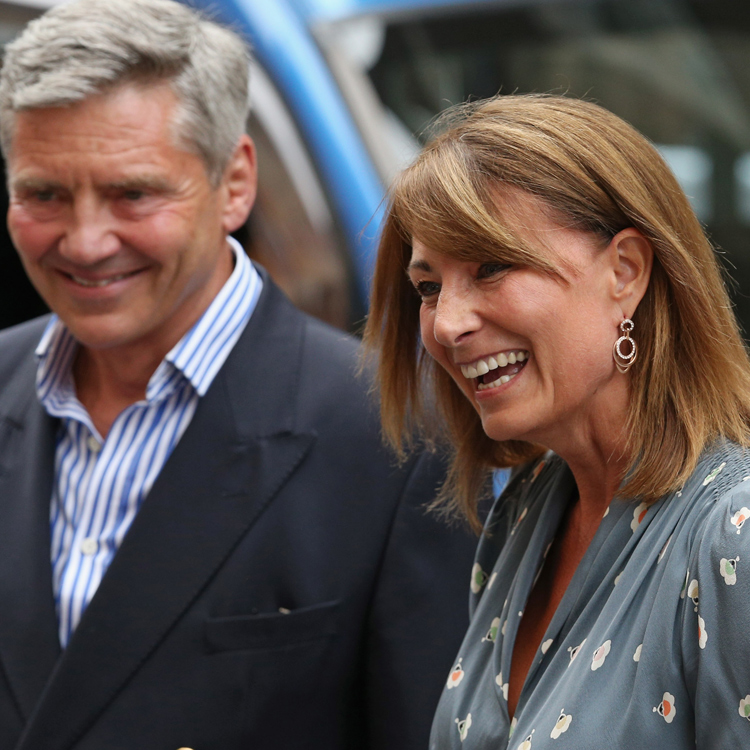 Carole Middleton and Michael Middleton