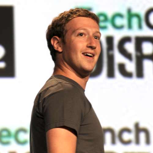 CEO of Facebook, Mark Zuckerberg