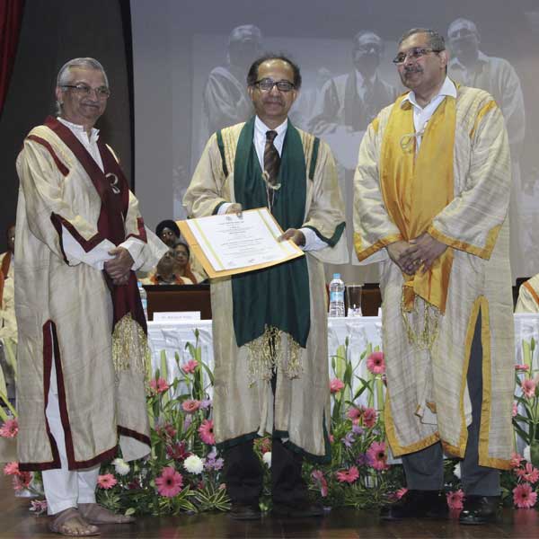 Kaushik Basu, Sr Vice president and chief economist of World Bank was conferred honorary D Lit degree by IIT Bombay on Saturday
