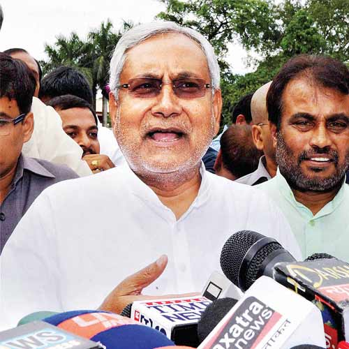 Nitish Kumar.