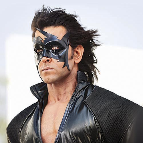 Actor Hrithik Roshan in <i>Krrish 3</i>