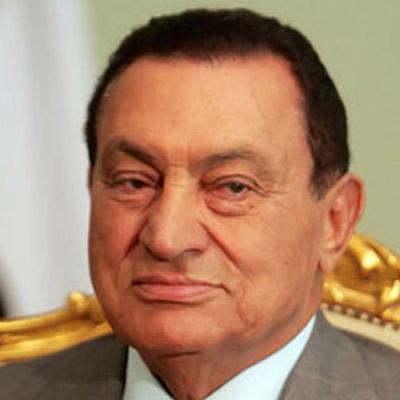 Hosni Mubarak.
