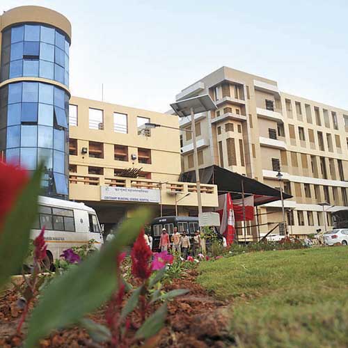 The hospital in Kandivli (W) that has been refurbished at the cost of Rs101 crore.