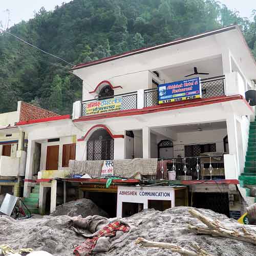 The Sonprayag market, which once used to bustle with activities, remains deserted months after the tragedy struck the hills.