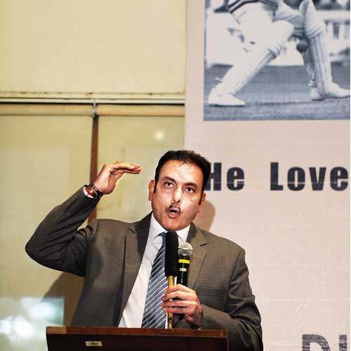 Ravi Shastri batted for the BCCI for the better part of his speech during the Dilip Sardesai Memorial Lecture at the Bombay Gymkhana on Friday.