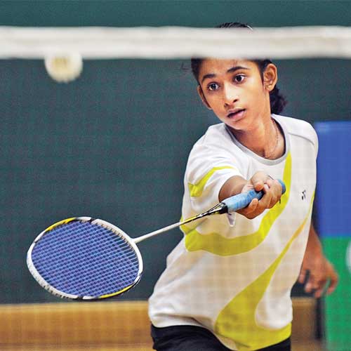 Kalpita Sawant powered into the Under-16 final at the CCI on Friday.