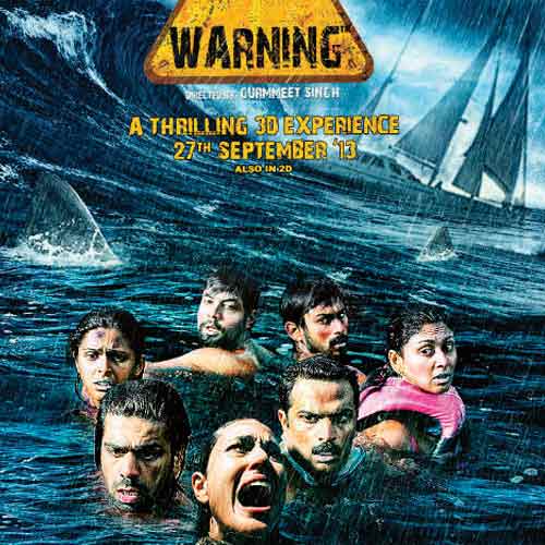 Warning  is an underwater film about seven friends stuck in the ocean while holidaying on a luxury yacht. Open Water 2 is about six friends on a yacht who go for a dip in the ocean  but can't get back up.