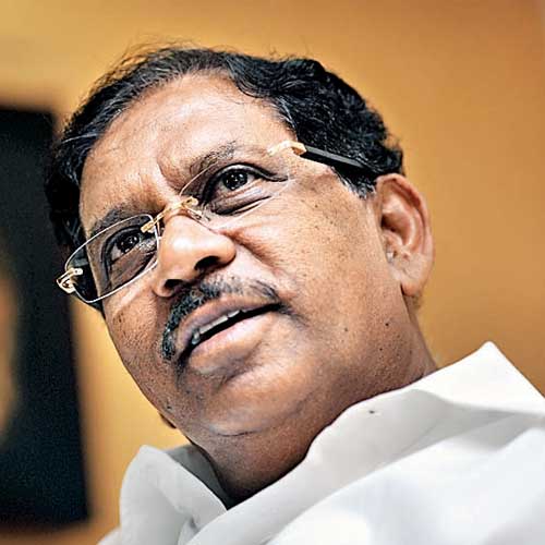 KPCC chief G Parameshwara
