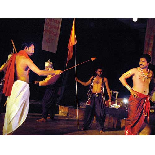 A scene from <i>Shamshan Mahabharat</i>.