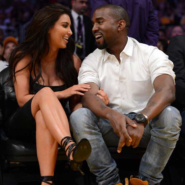Kim Kardashian and Kanye West