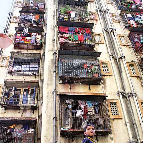 Shiv Dham Housing Society in Andheri where Nilesh Kamble murdered his wife and father-in-law.