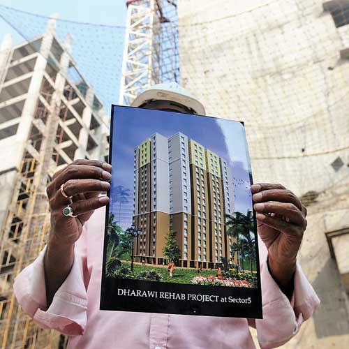 The Dharavi rehabilitation project at Sector 5