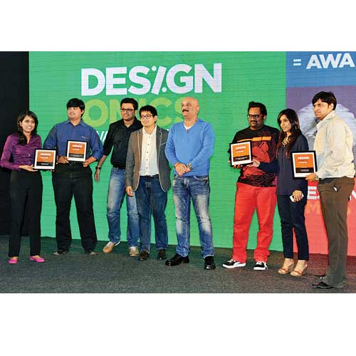 Mahindra E20 Hungama Digital Services and Mahindra Verito Vibe with their awards on Wednesday. They got bronze in the category 'website-application-portal-microsite'.