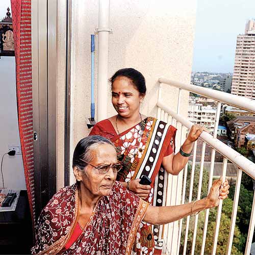 The Shewales in their new house at Avighna Park in Currey Road.