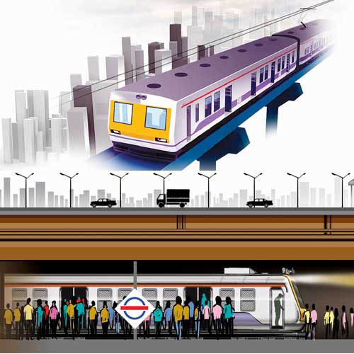 The Oval Maidan-Churchgate-Virar elevated/underground corridor
