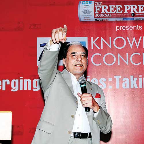 Subhash Chandra, chairman, Essel Group at IAA Knowledge conclave.