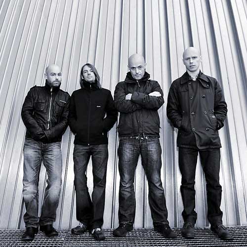 Aidan O'Rourke, Ian Stephenson, Brian Finnegan and Jim Goodwin from the band Kan
