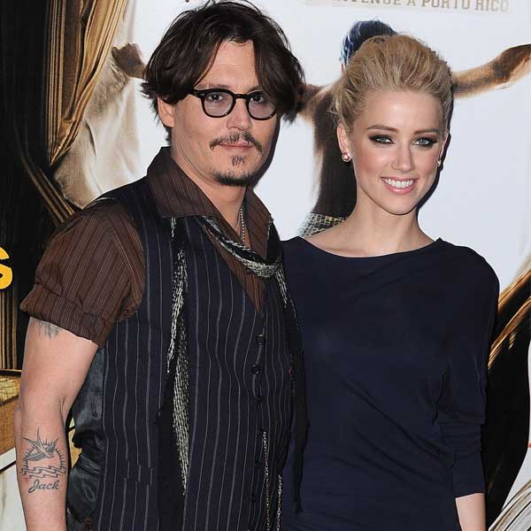 Johnny Depp and girlfriend Amber Heard