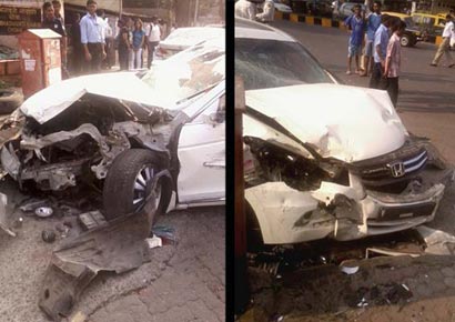 Ahmedabad road accident bmw #2